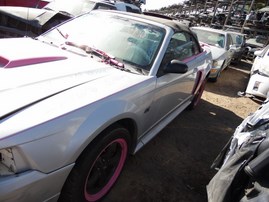 2002 FORD MUSTANG CONVERTIBLE SILVER 4.6L AT F18046
